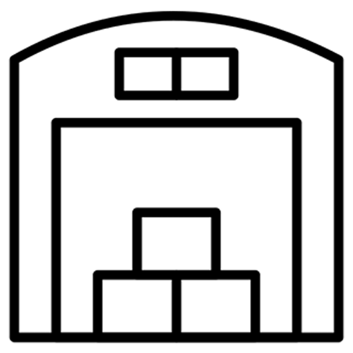 Lager Lager mit Kühlhaus